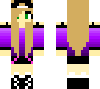 cool purple girl
