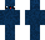 cute blue monster