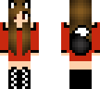 edited holiday wolf girl
