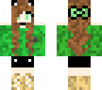 green cat girl