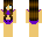 purple girl swim suit