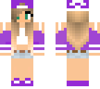 purple sporty girl