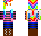 rainbow cloud girl
