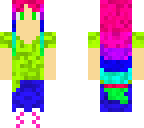 rainbow girl