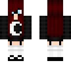 red hair emo chibi