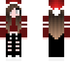 santa hat girl