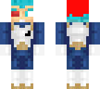 the ultimate vegeta in blue