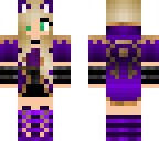 warrior girl purple