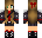 warrior girl red