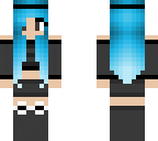 blue girl skin