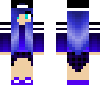 cool blue girl