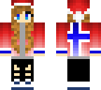 cool christmas norwegian girl