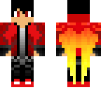 flame boy with flame wings