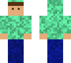 green blue shirt