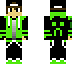 green jacket