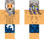 old man with six pack