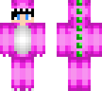 pink dinosaur costume
