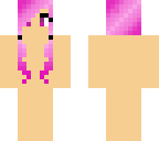 pink tail hair base