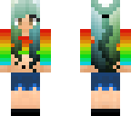 rainbow girl