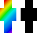rainbow person
