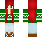 red head christmas reindeer