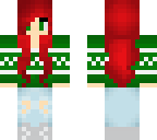 red head christmas sweater