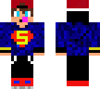 superman skin with bubblegum