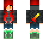 warrior elf with fire sword