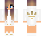 white and gold adidas girl
