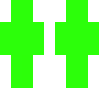 blue and green