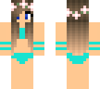 blue bikini edit