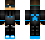blue cool kid with glaases