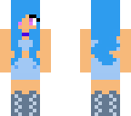 blue girl