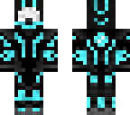 blue tron outfit