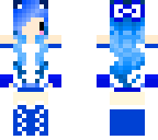 chibi blue cat girl