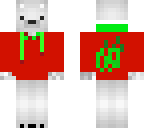 christmas polar bear