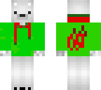 christmas polar bear