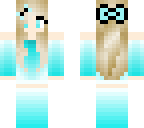 cute blue girl