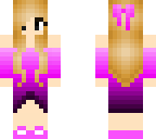 cute dress girl pink to violet