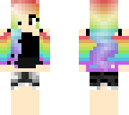 cute rainbow girl