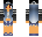 dark navy blue girl