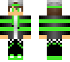 green hoodie