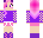 pink and purple cat girl
