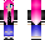 pink hair girl