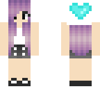 purple hair gurl skin edit