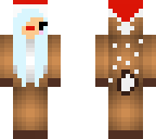 red nose reindeer christmas onesie