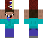steve noob holding boy