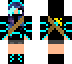 assasain or ninja with sword in sheath