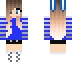 blue bunny girl 