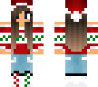 cute christmas santa festive girl